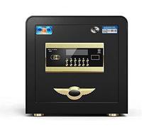 CLSDRZC, Fireproof Waterproof Money,Digital Security Cabinet Solid Steel, Small Electronic Depository w/Deadbolt Lock Wall-Anchoring Home Office use for Deposit Mone