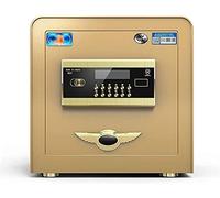 CLSDRZC Fireproof Waterproof Money Digital Security Cabinet Solid Steel, Small Electronic Depository w/Deadbolt Lock Wall-Anchoring Home Office use for Deposit Mone