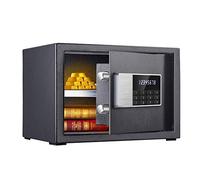 CLSDRZC, Fireproof Waterproof Office Home Small Fingerprint Fingerprint Anti- Theft Double Deposit Can Be Put Into The Wall Bedside Wardrobe Hidden Embedded Cabin
