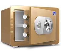 CLSDRZC Fireproof Waterproof s Home and Lock es Mechanical Password Household Old-Style Anti-Theft Cabinet Into The Wall with Double Bit Lock Includes 2 Emergency Keys for Home Offi