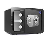 CLSDRZC Fireproof Waterproof s Small Home 25cm/ 30cm High, Fireproof and Anti- Theft Steel Can Be Put in A Cabinet, Easy to Operate for Home Office Cash Use Stor (
