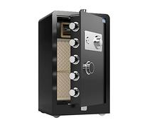 CLSDRZC Fireproof Waterproof Security Digital Cabinet Large 70cm Steel Fireproof Cabinets Mechanical Code Lock Key Double Protects The File