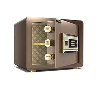 CLSDRZC Fireproof Waterproof Security Digital Cabinet Portable Steel Is Fireproof And Anti-theft, Large Capacity Fingerprint Password Lock Ele