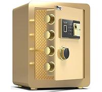 CLSDRZC Fireproof Waterproof Security Fingerprint Password Fireproof Steel Electronic Anti-Theft Home Office Filing Cabinet 6 Ways to Unlock for Home Office Cash Use