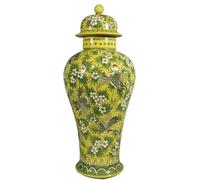 CLSDRZC Ginger Jars Chinoiserie Porcelain Vase for Room Office Decoration