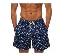 CLSDRZC Men's Beach Shorts Surf Shorts Plus Size Drawstring Beach Shorts Men's Five Points Swim Shorts Swimwear Swimwear