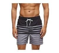 CLSDRZC Men's Beach Shorts Surf Shorts Plus Size Drawstring Beach Shorts Men's Five Points Swim Shorts Swimwear Swimwear