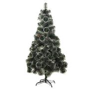CLSDRZC New Year's Artificial Christmas Tree Fir Pine Fluffy Green With Cones And Snow On The Tips Artificial Decor 60 90 20 150 180 210 240-Green 1.2 M The New