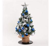 CLSDRZC Outdoor,Home,Party,Pink Christmas Tree White Flocking Colorful Snowflake Luxury Encryption Xmas Decor Ornaments Simulation Forcompany-A2 40 * 65cm The New