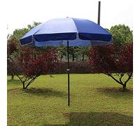 CLSDRZC Outdoor Parasol, 2.4m Uv Protection Patio Umbrella, 210d Oxford Cloth, 2 Layers Of Windproof Skeleton, Height Adjustable, Suitable For Terrace, Courtyard, Poolside, Market, Bar, Shopping