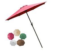 CLSDRZC Outdoor Patio Umbrellas * 2.5m Square Cantilever Hanging Umbrella, with Cross Base Sun Protection for Outdoor/Gardens/Balcony/Patio Tent Parasol