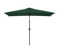 CLSDRZC Parasol Outdoor Garden Backyard Patio Balcony Beach Cantilever Umbrella Portable Sun Shelter Sunshade 200x300cm Green Rectangular