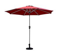 CLSDRZC Parasol,Parasols 270cm Garden Table Umbrella with Tilt and Crank, Perfect for Outdoor Yard, Beach Commercial Event Market, Camping, Swimming Pool, Wine Red Outdoo