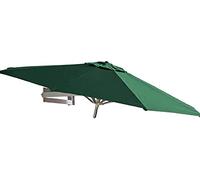 CLSDRZC Parasol,Sun Parasol Parasols Wall-Mounted Aluminium - Outdoor Garden Balcony Tilting Sunshade Umbrella, 7ft/220cm