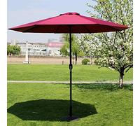 CLSDRZC Parasols Outdoor Market Patio Garden Lawn Table Sun Canopy Iron Pole Umbrella Uv Protective 270Cm*250Cm,Without Base good