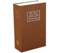 CLSDRZC Real Pages Diversion Book SWith Combination Lock， Money Hiding ， SSecret Hidden Metal Lock ，Collection ，yellow key style，small