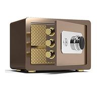 CLSDRZC s All-steel,Fireproof And Anti-theft Mechanical,Home Hotel Office File Storage,Height 25cm/30cm/40cm/45cm (Gold,25x35x25cm)