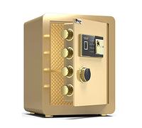 CLSDRZC s Fingerprint Password Fireproof,Steel Electronic,Anti-theft Home Office Filing Cabinet,6 Ways To Unlock (Brown,36x32x40cm)