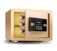CLSDRZC s Fireproof And Anti-theft Electronic,Password,25cm/30cm/40cm/45cm/60cm,Home Hotel Office Document Storage,And,Gold (40x36x30cm)