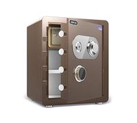 CLSDRZC s Steel,Fireproof,Waterproof And Anti-theft Security Large-capacity Storage Cabinet,Small Household High 25cm/30cm/45cm(Gold,25x35x25cm)