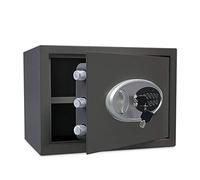 CLSDRZC Safes All Steel Safes， Metal Key Insurance Cabinet， 2-layer Alarm Wardrobe Anti-theft Password Lock Small SDeposit ， 3 Colors SCabinet