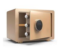CLSDRZC Safes Safe， Electronic SCan Be Fixed to Install Multi-Color -35X25X25Cm Safety Insurance Safe，Gold
