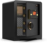 CLSDRZC Safes Safes Electronic Home with Home Password All Steel Anti-Theft Office Can Enter The Wall Lock 38 * 33 * 45Cm Safe,Black