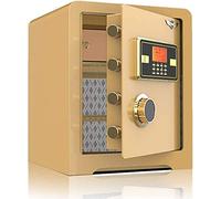 CLSDRZC Safes Safes Electronic Home with Home Password All Steel Anti-Theft Office Can Enter The Wall Lock 38 * 33 * 45Cm Safe,Black