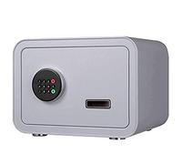 CLSDRZC Security, Anti-theft Small, Household Invisible Fingerprint Password into the Wall Hotel Computer Cabinet To Protect Money, Jewelry, Documents Cabinet,White