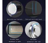 CLSDRZC Security, Cabinet, All Steel,office High Volume Cabinet, Hotel Home Security Storage,Mechanical Code Lock Wall