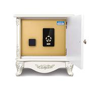 CLSDRZC Security,Fingerprint Electronic Smart Easy to Clean Small Household Storage Home Bedroom Bedside Table (54 * 41 * 55cm)
