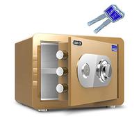 CLSDRZC Security, Fire-resistant, Steel Anti-theft Mechanical, Small 25cm/30cm/45cm Cabinet, Home/office/hotel, 4 Colors