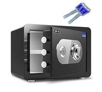 CLSDRZC Security, Fire-resistant, Steel Anti-theft Mechanical, Small 25cm/30cm/45cm Cabinet, Home/office/hotel, 4 Colors