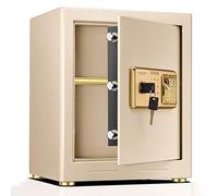 CLSDRZC Security,Office Small Steel Wall-Mounted Cabinet Home Fingerprint Password Small Cash Jewellery keeping Money Handling Products (Gold)