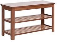 CLSDRZC Shoe Bench Shoe Rack, Shoe Rack, Shoe Rack, Sit-On Shoe Bench Solid Wood Door Multi-Function Shoes Stool Cabinet Assembly Home