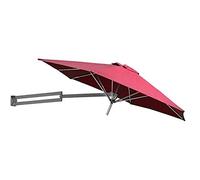 CLSDRZC Sun Parasol Parasols Wall Mounted - Outdoor Garden Balcony Sunshade Umbrella, Aluminium Pole