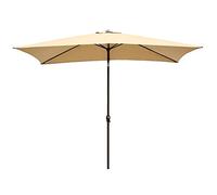 CLSDRZC Tilting Garden Parasol 2.0×3.0m,Large Outdoor Patio Umbrella with Crank Handle,UV Protective and Waterproof,for Terrace Beach Pool Market
