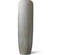 CLSDRZC Vase Ceramic Flower Tall Floor Large Floor, Handmade For Office,(Dark Grey,24x80cm)