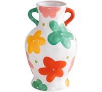 CLSDRZC Vase Nordic Creative Hand-Painted Ceramic Vase Living Room Flower Arrangement Water Raised Flower Vases Ornaments Flower Vases Decorative