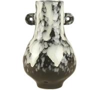 CLSDRZC Vase Retro Ceramic Double-Eared vase Ornaments Chinese Style Living Room and Restaurant Ceramic Flower Ware Flower Vases Decorative(A)