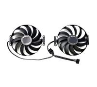 CLSOZAW Laptop parts For ASUS for Radeon RX7700XT 7800XT 7900 DUAL OC Graphics Card Replacement Fan(A pair of fans)