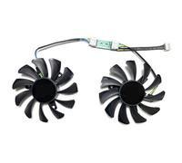 CLSOZAW Laptop parts For ZOTAC for GeForce GTX970 4GB Graphics Card Replacement Fan GA81O2U(A pair of fans)