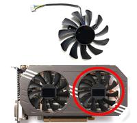 CLSOZAW Laptop parts For ZOTAC for GeForce GTX970 4GB Graphics Card Replacement Fan GA81O2U(Right fan)