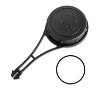CLSR2U Black Plastic Gas Cap Fit for B&S Mower - Fuel Tank Cap Fit for B&S 625e, Troy Bilt 200 100 Mower with 550EX Engine, Craftsman, Husqvarna, Toro Lawnmower, 799585