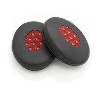 CLSSLVVBN 1 Pair Earphones Cushions Ear Pads Professional Head-mounted Gaming Accessories Covers Replacement for Bose OE2 Headphones, Black+Red