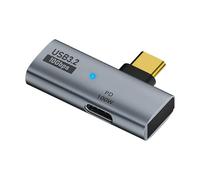 CLSSLVVBN 10Gbps Male Female Adapter USB Adapter With High Speed Transmission Laptops And Portable Devices Allows For Fast Data Transfer Via USB3.2 And Efficient PD 100W Charging. Weighing Only 8.4g