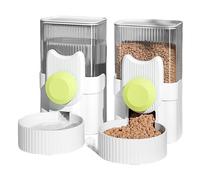 CLSSLVVBN 2pcs Hanging Automatic Cat Feeder And Water Dispenser Set Ferrets And Rabbits Bunny Accessories For Rabbits Rabbit Stuff, D