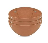 CLSSLVVBN 3-Piece Thick Felt Basket Pot, Round Fabric Improved System, air Circulation, Design, Suitable for Indoor and use.
