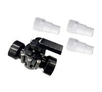 CLSSLVVBN ABS Plastic 3 Way Diverter Pool Valve 4517 Essential Component For Streamlined Water Management Port Can Be Closed To Regulate 3 Way Diverter Pool Valve Multifunctional Sturdy