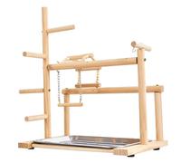 CLSSLVVBN Bird Playground Wood Perch Pet Climbing Stand Is Playtime Exercise And Interaction With Feathered Friends Parrot Playstand Bird Play Gym Wood Perch Stand